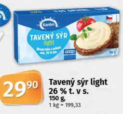 COOP TIP Tavený sýr light 26% t.v.s nabídka
