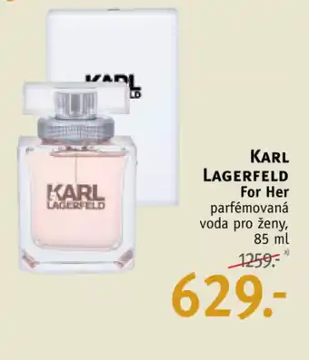 Rossmann Karl Lagerfeld For HEr 85ml nabídka