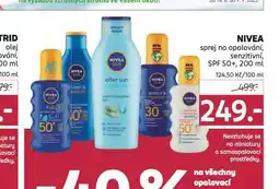 Rossmann Nivea sprej na opalování nabídka