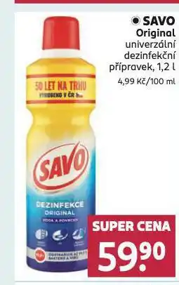 Rossmann Savo original univerzální dezinfekční přípravek nabídka