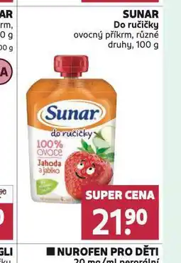 Rossmann Sunar do ručičky ovocný příkrm nabídka