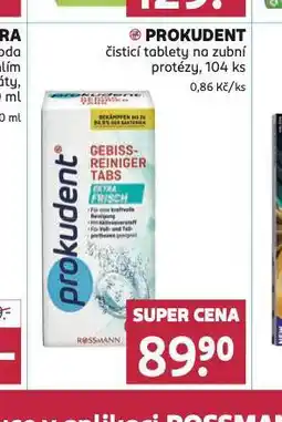 Rossmann Prokudent čistící tablety nabídka