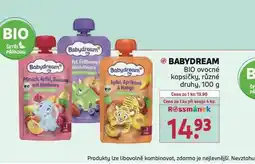 Rossmann Babydream bio ovocné kapsičky nabídka