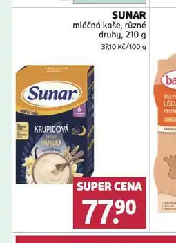 Rossmann Sunar mléčná kaše nabídka