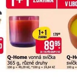 Teta Q-home vonná svíčka nabídka