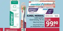 Rossmann Elmex zubní pasta nabídka