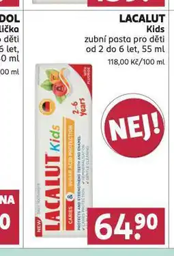 Rossmann Lacalut kids zubní pasta pro děti nabídka