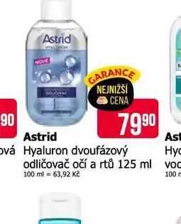 Teta Astrid dvoufázový odličovač očí a rtů nabídka