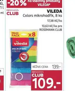 Rossmann Vileda colors mikrohadřík nabídka