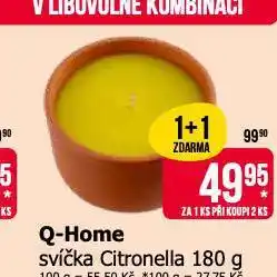 Teta Q-home svíčka citronella nabídka