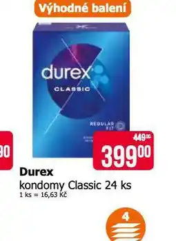 Teta Durex kondomy classic nabídka
