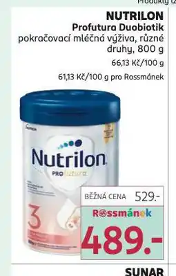 Rossmann Nutrilon profutura duobiotik nabídka