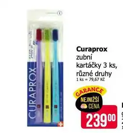 Teta Curaprox zubní kartáčky nabídka