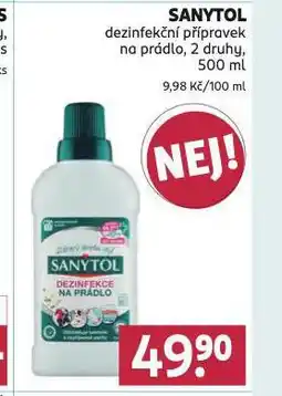 Rossmann Sanytol dezinfekční přípravek nabídka