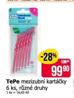 Teta Tepe mezizubní kartáčky nabídka