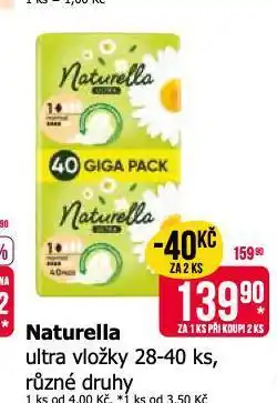 Teta Naturella ultra vložky nabídka