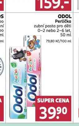 Rossmann Odol perlička zubní pasta pro děti nabídka