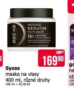 Teta Syoss mask na vlasy nabídka