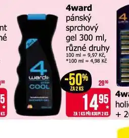 Teta 4ward sprchový gel nabídka