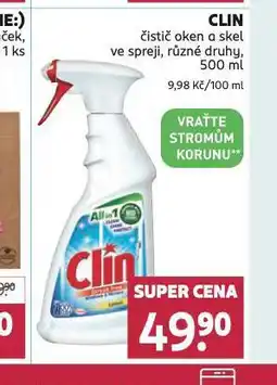 Rossmann Clin čistič oken a skel nabídka