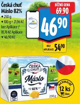 Albert Česká chuť Máslo 82% nabídka