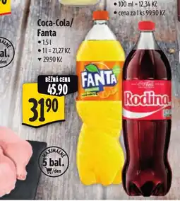 Albert Coca-Cola/ Fanta nabídka