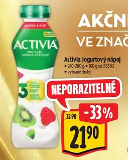 Albert Activia Jogurtový nápoj nabídka