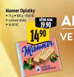 Albert Manner Oplatky nabídka