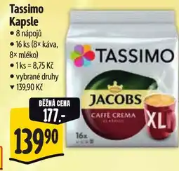 Albert Tassimo Kapsle nabídka