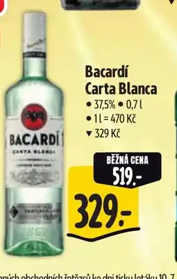 Albert Bacardí Carta Blanca nabídka