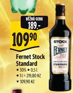 Albert Fernet stock standard nabídka