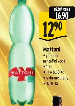 Albert Mattoni nabídka