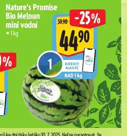 Albert Nature's Promise Bio Meloun mini vodní nabídka