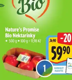 Albert Nature's Promise Bio Nektarinky nabídka