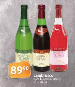 COOP TIP Lambrusco nabídka
