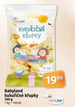 Babyland kukuřičné křupky