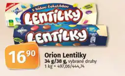 COOP TIP Orion Lentilky nabídka