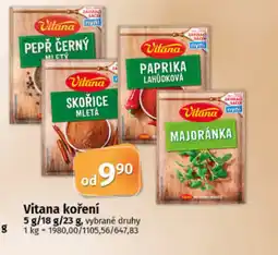 COOP TIP Vitana koření nabídka