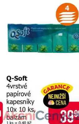 Teta Q-Soft 4vrstvé papírové kapesníky 10x 10 ks nabídka