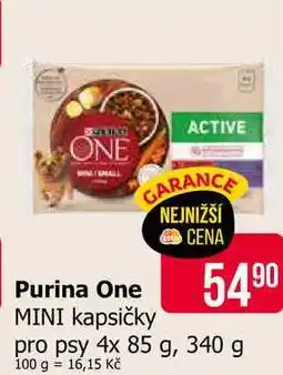 Teta Purina One kapsičky pro psy 4x 85 g, 340 g nabídka