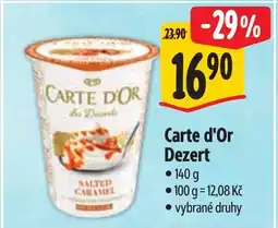 Albert Carte d'Or Dezert nabídka