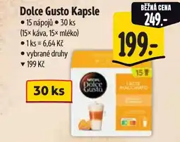Albert Dolce Gusto Kapsle nabídka