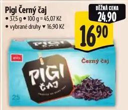 Albert Pigi Černý čaj nabídka