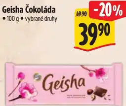 Albert Geisha Čokoláda nabídka