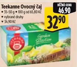 Albert Teekanne Ovocný čaj nabídka