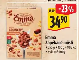 Albert Emma Zapékané müsli nabídka