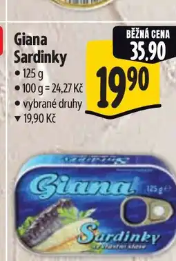 Albert Giana Sardinky nabídka