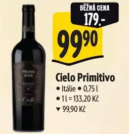 Albert Cielo Primitivo nabídka