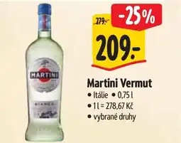 Albert Martini Vermut nabídka