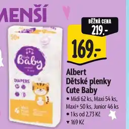 Albert Albert Dětské plenky Cute Baby nabídka